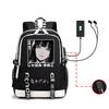 School bag, animation, the abyss of gambling, peripheral multi-function USB earphones, large-capacity men's business backpack