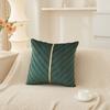 Elegant Sofa Pillowcase Party Atmosphere Pillow Cover Velvet Pillow Cover  for Room Sofa Decor Soft Solid Dyed for Bed