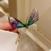Butterfly Micro Inlaid Rhinestone Brooches For Women High Grade Elegant Brooch Pins Jewelry Party Gifts