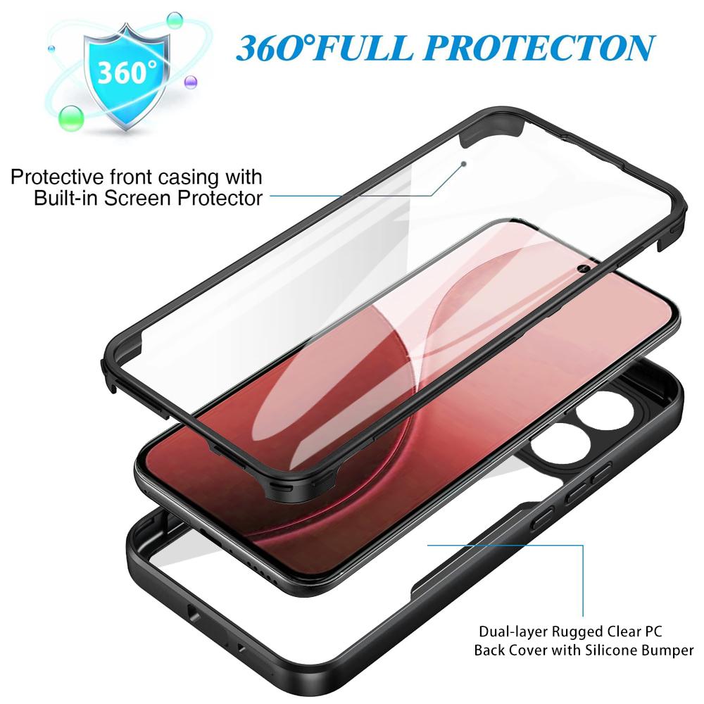 Full Body Protection Shockproof Case for OPPO Reno 15 Pro Max 15F 15FS 5G Reno15 F FS Protective Cover Screen Protector Fundas