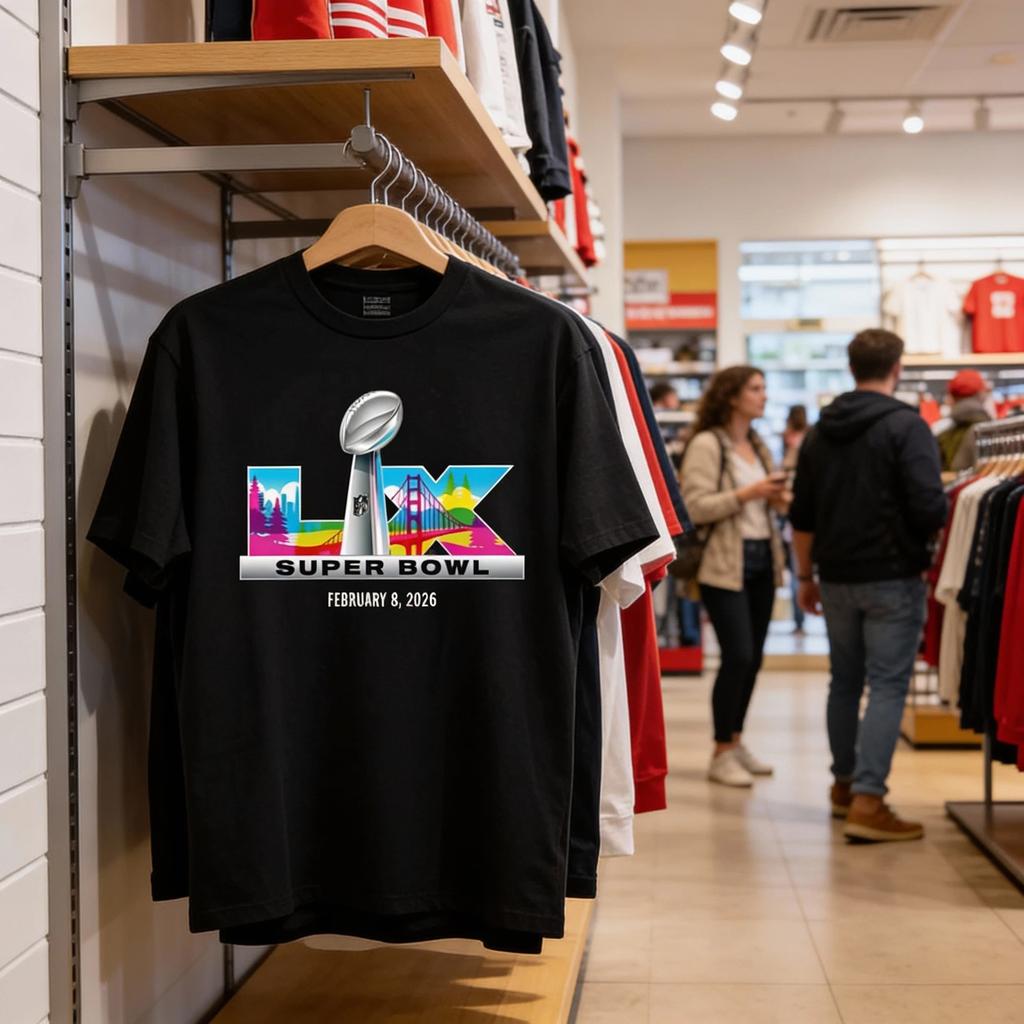 NFL Super Bowl LIX 2026 Logo On February 8 T-Shirt
