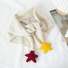 Korean Style Knitted Scarf Star Balls Neck Warmer Scarf New Knitted Shawl  Winter