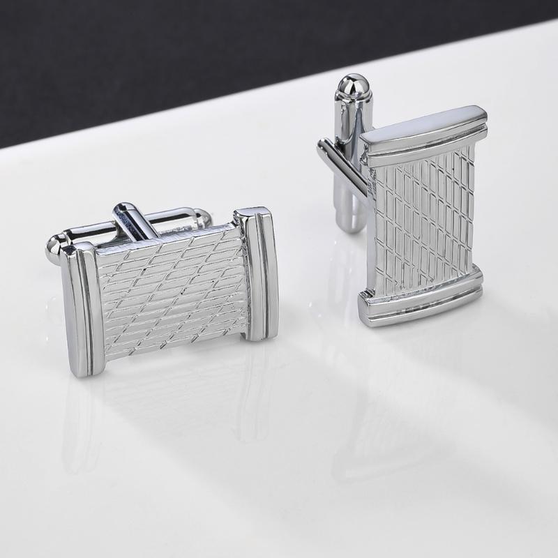 Lightweight Ergonomic Business Cufflinks Mirror Polished Copper Accessories Comfortable Cufflinks For All Day Comfort