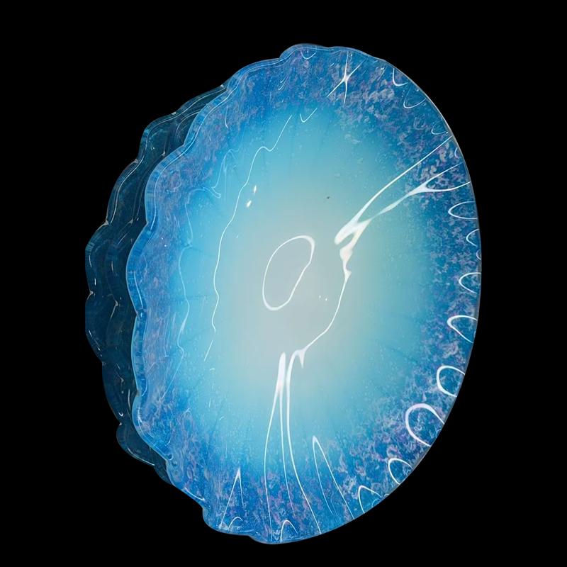 

Liangdao K-1420 Hand-Painted Tempered Glass Art Basin