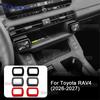 Wireless Charger Button Frame Trim for Toyota RAV4 2026-2027 LHD RHD