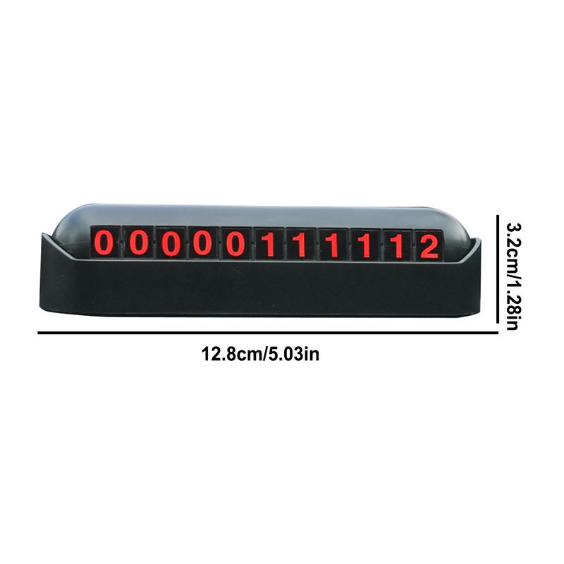 Parking Phone Number Plate Stylish Car Parking Number Plate Car Parking Card Practical Telephone Number Plate Temporary Parking