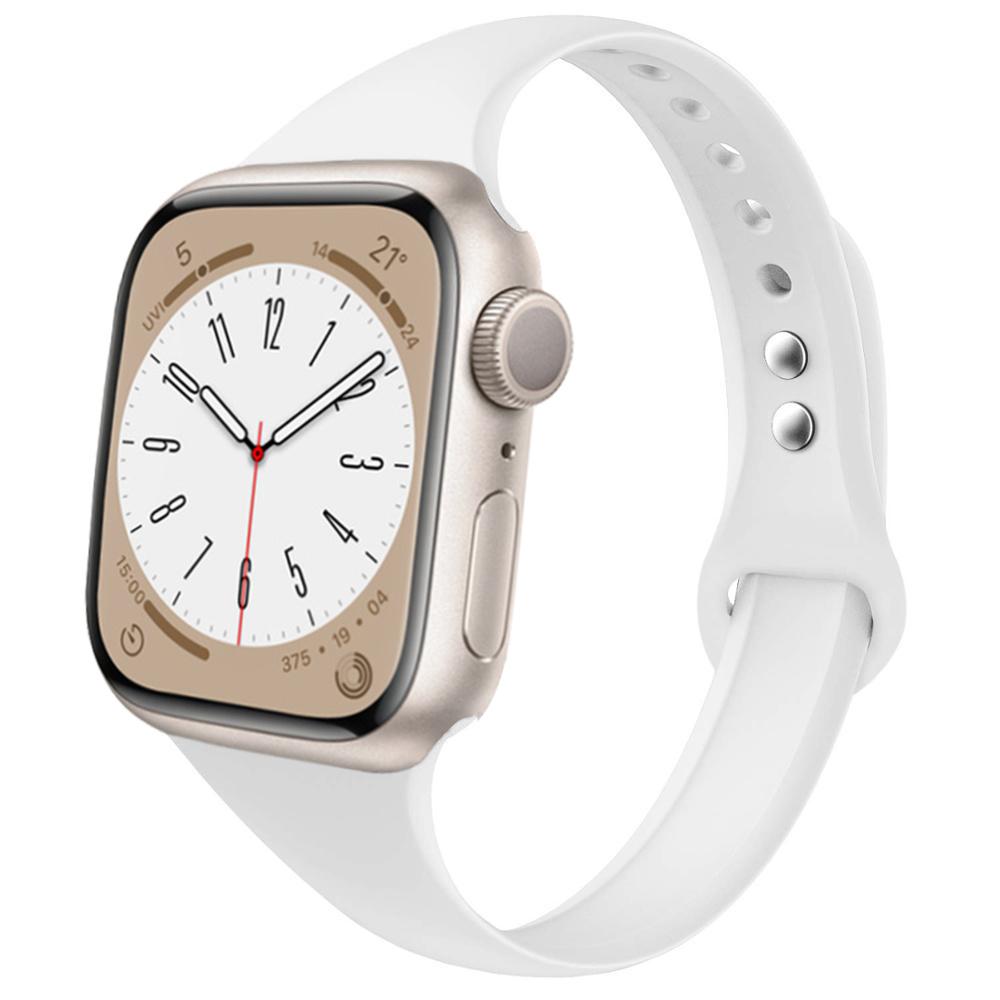 Slim strap for Apple watch ultra 2 3 band 49mm 46mm 44mm 41mm 45mm correa Silicone bracelet iWatch series 11 8 7 3 9 10 SE 40mm