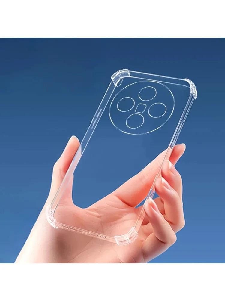 Funda On For VIVO X300 X 300 Pro X300Pro Soft TPU Transparent Clear Back Cover Coques Airbag Silicone Shockproof Phone Cases