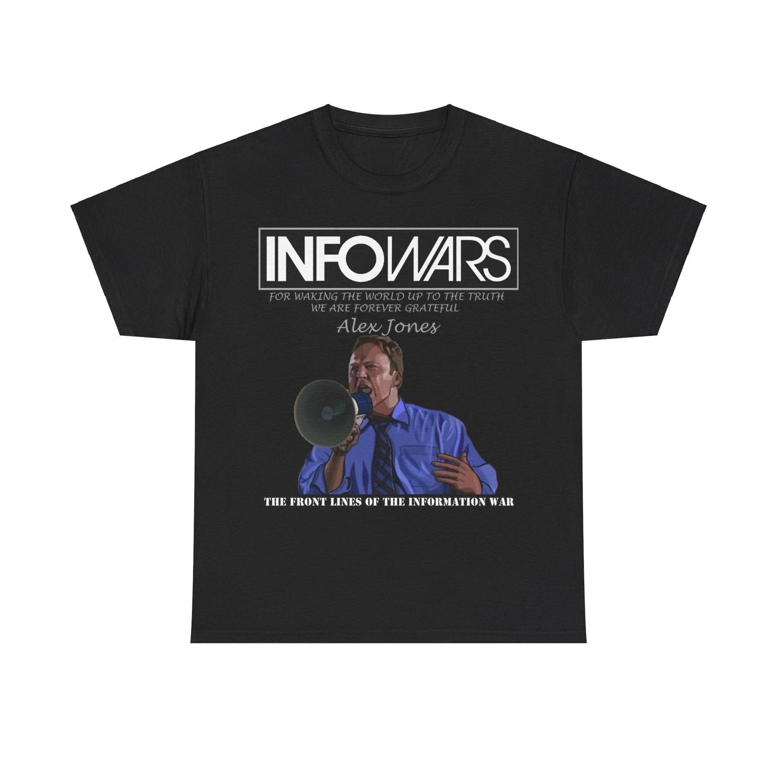 

Alex Jones For Waking Up The World Infowars unisex Short Sleeve Tee 2XL