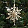 Cross-border Electroplated Christmas Tree Ornaments: Golden Snowflake & Reindeer Pendants
