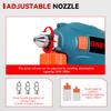 ONEVAN 100ML Electric Spray Gun Cordless Paint Sprayer Rechargeable Auto Furniture Steel Power Tools  For Makita 18V 21V Battery