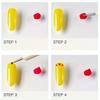 5pcs Double-Headed Nail Art Dotting Brush, Imprint Dotting Pen, Dual-Use Dotting Pen, Carving Pen, Wooden Stick Tool, Press-On Pen