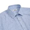 Daks Linen Blend Micro Stripe Regular Fit Dress Shirt Dms3shdl120b1