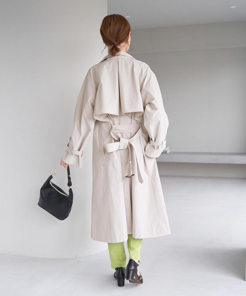 ROPE PICNIC Stand Collar Spring Coat Light Exclusive Women's (GDO13010, Gray) [Web Size 38T]