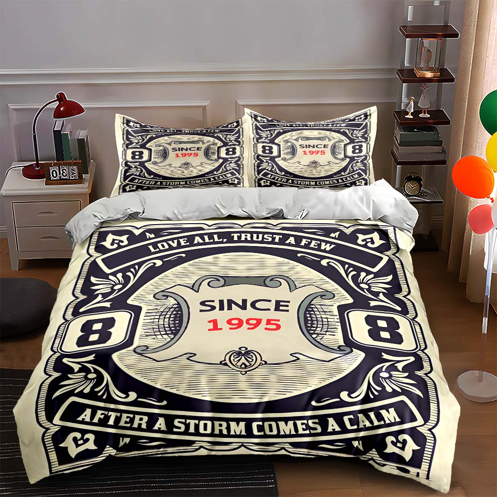 

Bold, vintage, decorative. Bedding Duvet cover sets Duvet covers Pillowcases gifts (1 * Duvet Cover 2 * Pillowcases, without duvet insert) 135x200cm