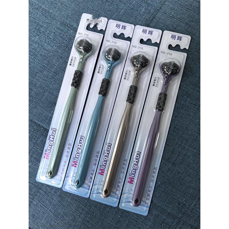 "Soft Bristle Three-Sided Toothbrush for Adults – Wide Head with Gum Protection, Premium Three-Head Design"