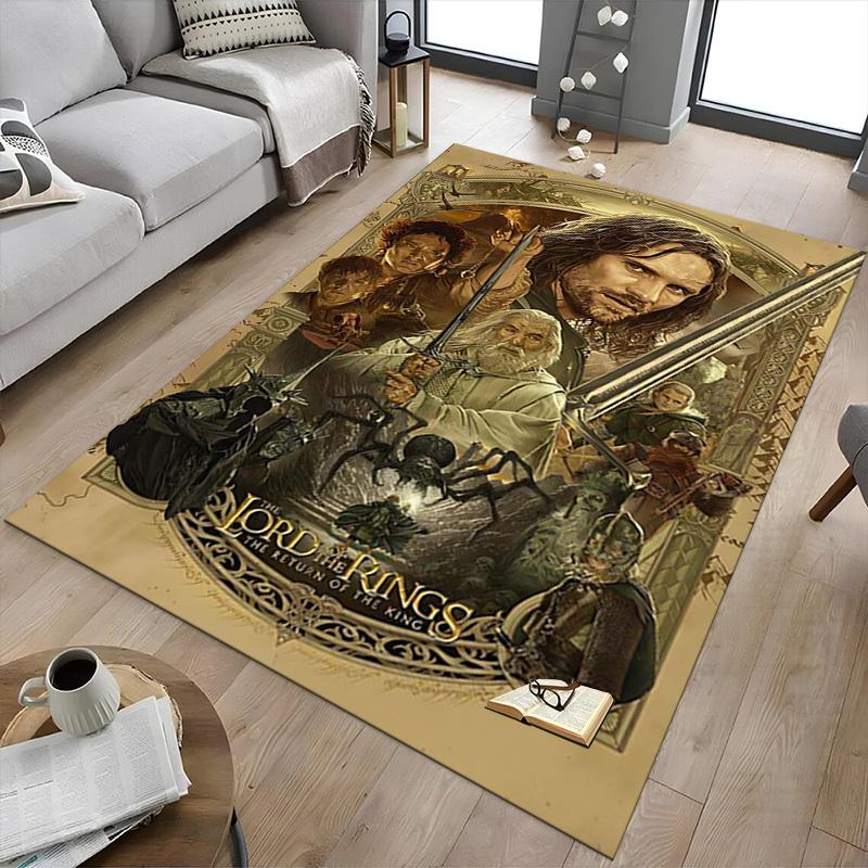 1PC Lord of the Rings Return of the King Extra Large Non-Slip Floor carpet, Office, family, bedroom, Studio - Large Area Rug Indoor Rugs1160A