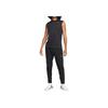 Nike Logo Print Crew Neck Sleeveless T-Shirt Men Tops Black DX0991-010