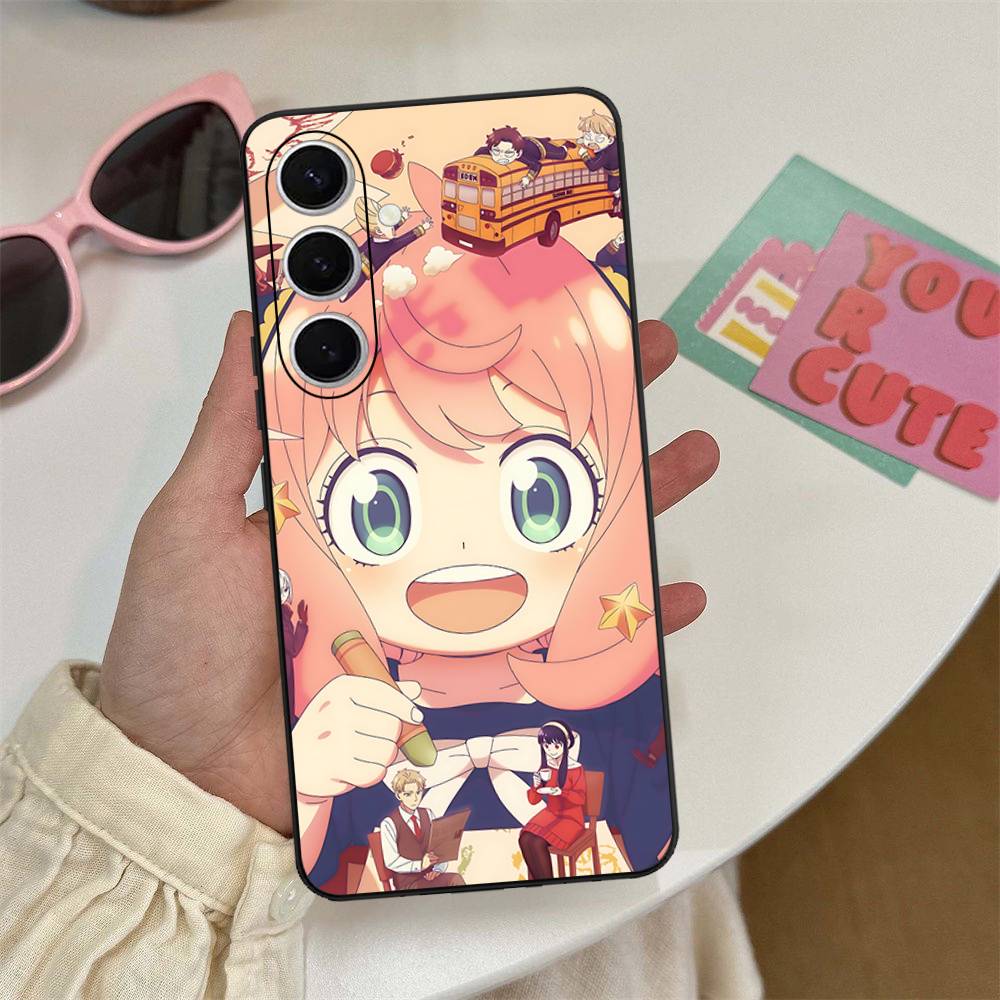 Classic Anime Spy X Family Phone Case For Samsung S 24 Fe 25 Ultra Plus 20 Lite 21 30 22 23 24 22 Ultra 5G Fundas