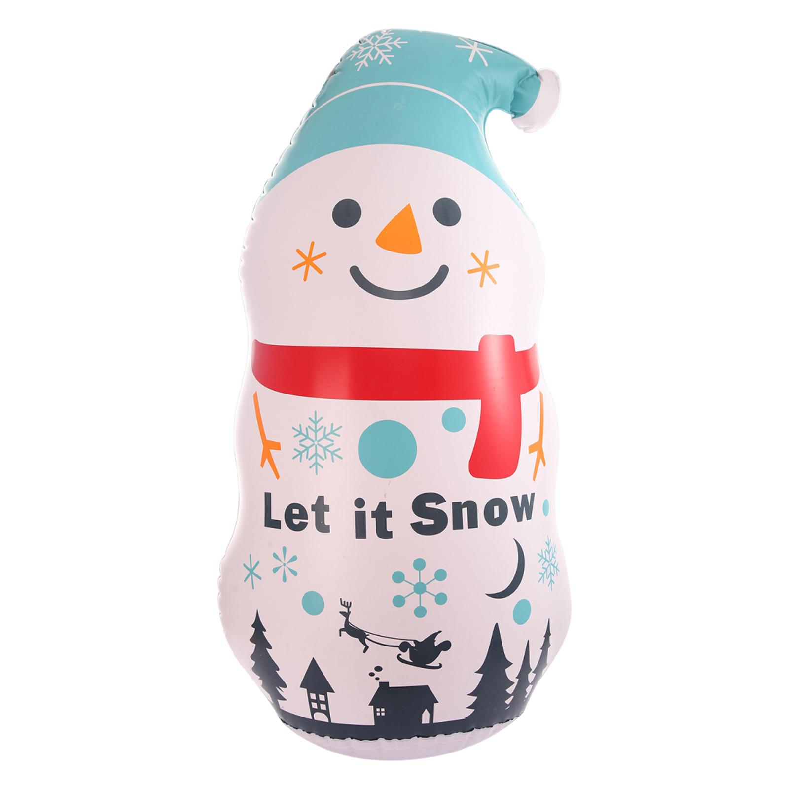 

Large Christmas Snowman Ornament Thicken Snowmans Decoration Ornaments Waterproof Christmas Thanksgiving Party Props 47.24 in