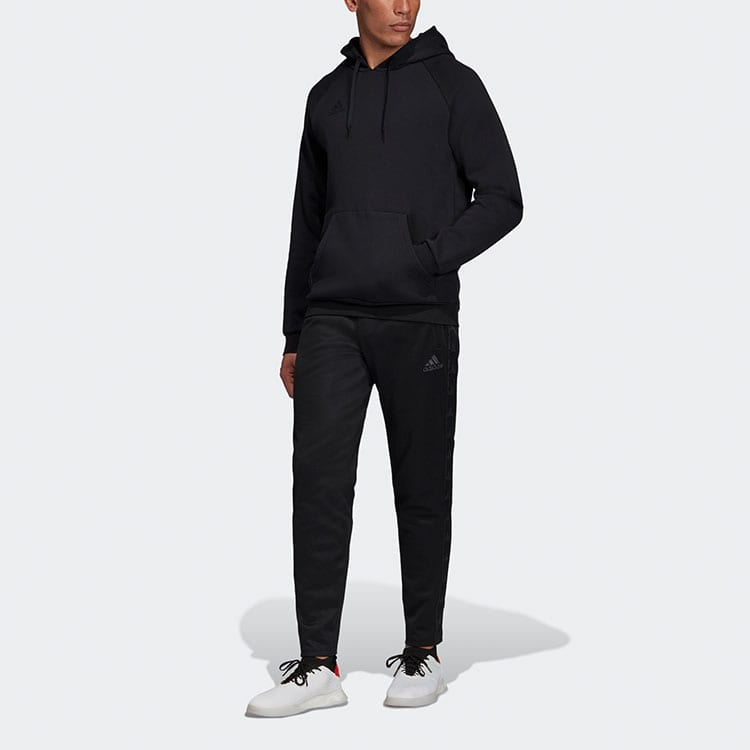 adidas Sweatshirts Men's Black Hooded Moderate Regular DY5821