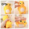1/2/3Pcs Light-up Cartoon Dinosaur Squeeze Toy Stress Relief Glowing Dino Pinch Sensory Toy Kids Adults Stress Ball Animal Fidget Toy