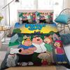 Cartoon F-Family-Guy Funny Bedding Set Soft Comforter Cover With 1/2pcs Pillow Shams For Kids Adults Duvet Cover Microfiber
