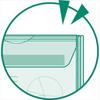 King Jim Clear Holder Usable Envelope 10P Milky White 785US10Niyu (Bulk Purchase) [x5]