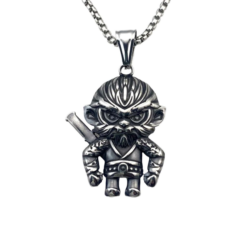 New Battle Monkey Pendant, Fashionable and Popular Game Accessories, Necklace, Sweater Chain