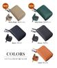 Exquisite Leather Key Genuine Leather Smart Key Case with Card Coin and Integrated Mini Wallet with 6 Hooks and Japanese Design [STREAM] Case, Men's