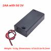 Custodia per Batteria con 1/2/3/4/5/6 Scomparti in Plastica Scatola per Batterie Organizzazione Batterie