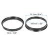 ACROPIX Car Hub Centric Ring Universal Black 67.1mm-64.1mm 4pcs