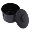 Neck Strips Dispenser Barber Neck Paper Roll Holder Disposable Scarf Paper Container for Hair Salon Black