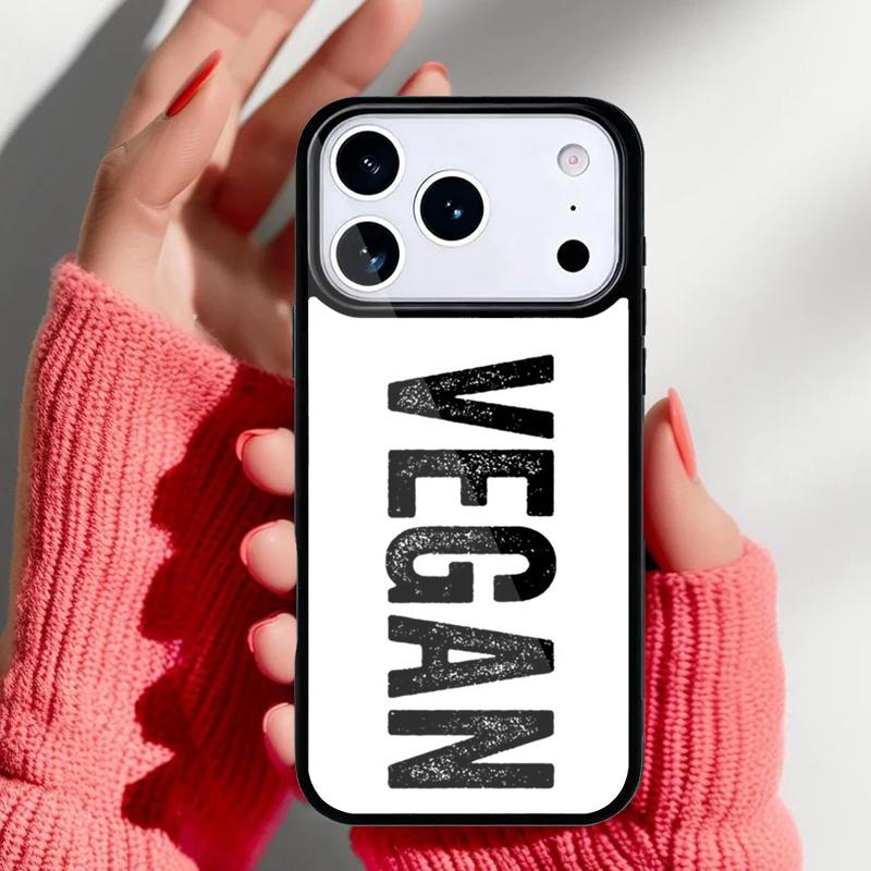 

Friends not Food Vegan Quote Phone Case for iPhone 17 16 15 14 13 Pro Max Back Cover for 12 11 Pro Coque iPhone 14 Pro