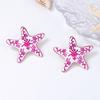 Creative Women Earrings Cartoon Starfish Earrings Gift Crab Studs  for Girls Ladies