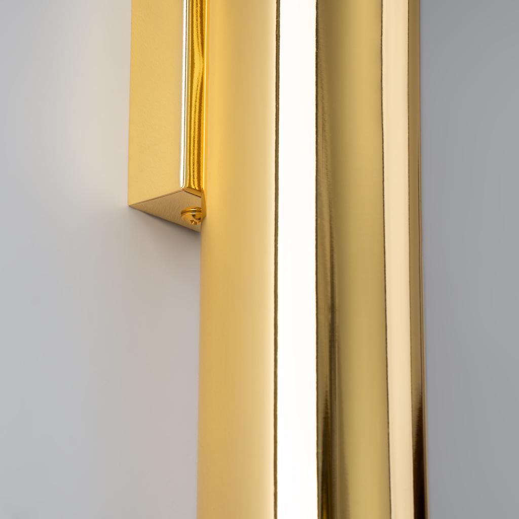 Lagos 2 Gold Gloss Wall Lamp