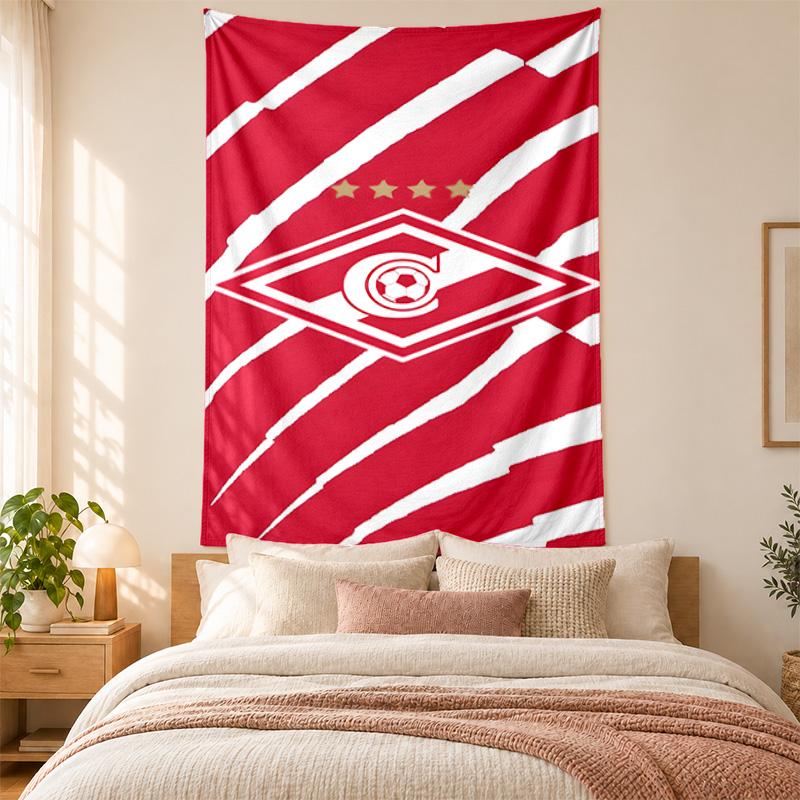 FC Spartak Moscow Tapestry Highquality for Decorating Living Room Bedroom Dorm Walls Ideal As Bedroom Wallart Orholiday Gift