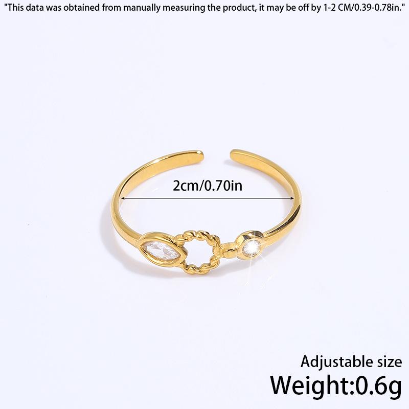 New Stainless Steel Ring - Stylish and Simple, Featuring Butterfly Wheat Ears, Versatile and High-end Style Finger Ring, Titanium Steel Ring