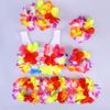 WINOMO Hula Dance Hawaiian Halloween 40cm Costume, Lei, Skirt, 6-Piece Set, Goods, Costume,