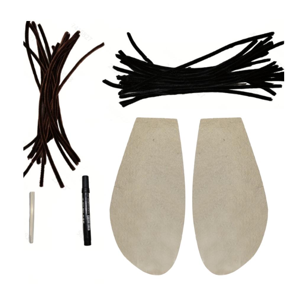 Костюм кота-таракана – Одежда кота-таракана Набор для DIY на Хэллоуин, Забавный плащ котенка, Набор для творчества с крыльями и усиками