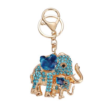Cartoon Animal Elephant Keychain, Cute, Diamond Studded, Little Elephant, Diamond Studded Bag Pendant