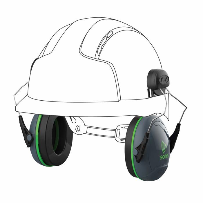 Casque - casque anti-bruit - bouchon jsp - aeb010-0cy-800 - coquilles anti-bruit sonis(r) 1 - snr26db ()