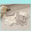 Adorable tenue d'été à carreaux en coton style coréen à manches courtes pour bébés garçons et filles