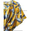 Women Cotton Summer Yellow Sleepwear Egyptian Cat Print Long Maxi Caftan Dress CKFTN-SCRN-FULL-BUYIT-112