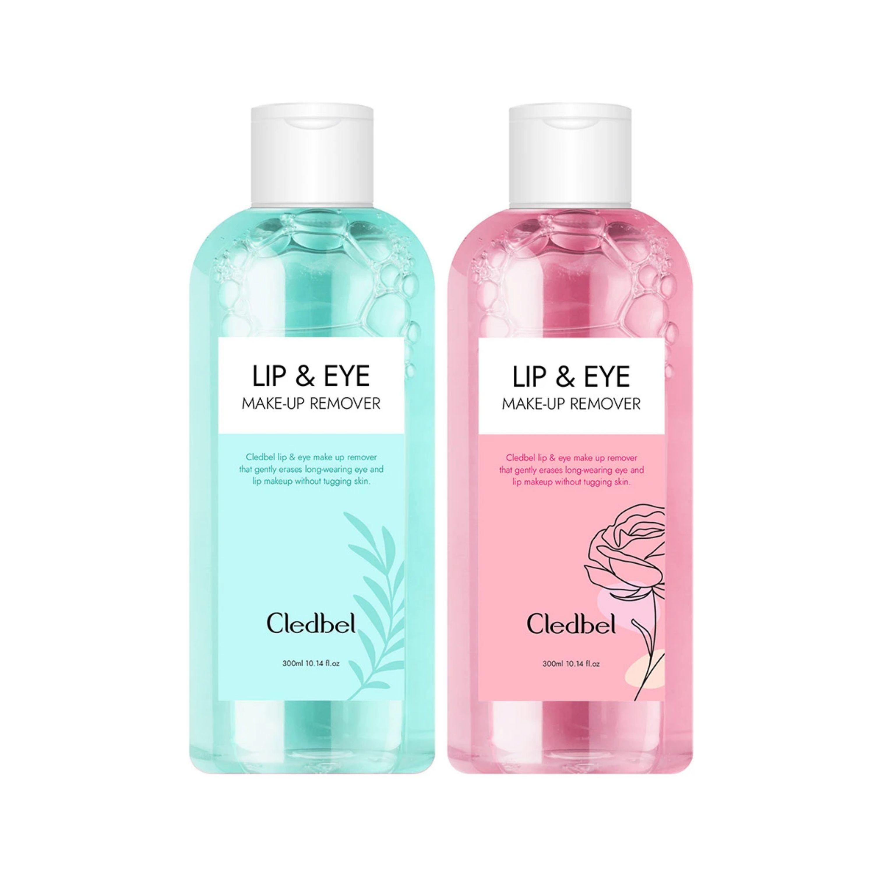 

Cledbel Makeup Lip & Eye Remover 300ml x 2 Rose+Cica