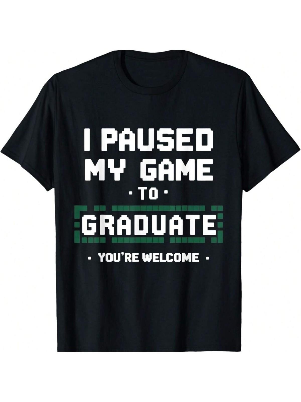 Funny Gamer Graduate Graduation T-Shirt S разноцветный