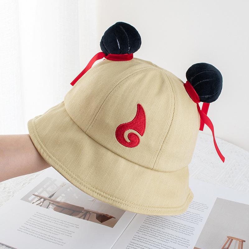 Cute Round Head Design For Men And Women Meatball Shaped Fisherman Hat For Summer Outdoor Leisure And Sun Shading