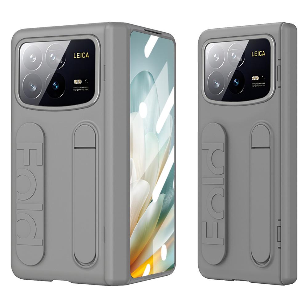 Etui na Xiaomi Mix Fold 4 5G z podstawką i opaską na nadgarstek, PC, pokrowiec na telefon z folią ze szkła hartowanego