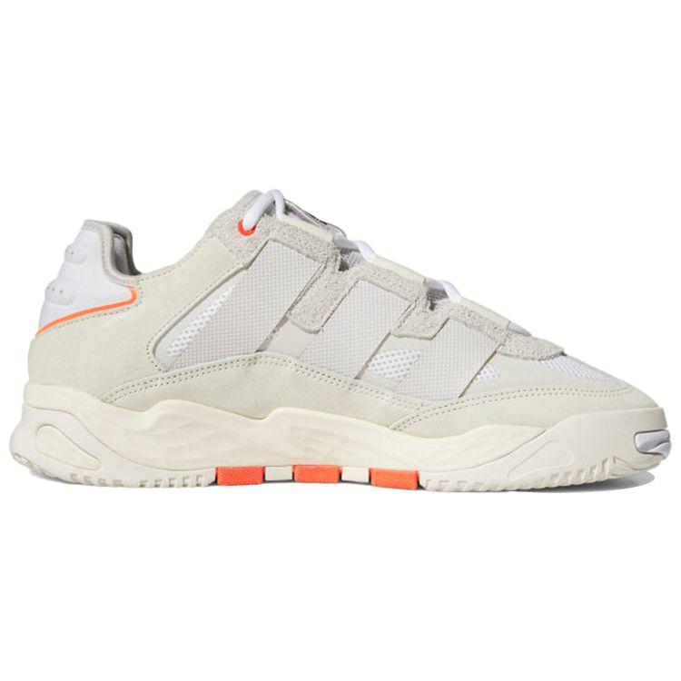 Adidas Niteball Cremeweiße Unisex-Sneakers Grau-Eins Wolkenweiß FX7652
