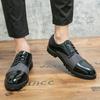 Klassische Herrenkleid Schuhe Formell Leder Hochwertige Büro Brogues Leder Gesellschaftsschuhe für Herren Business Oxford Schuhe Männlich